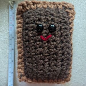 Hand Crafted Brown Crochet Pop Tart Plush